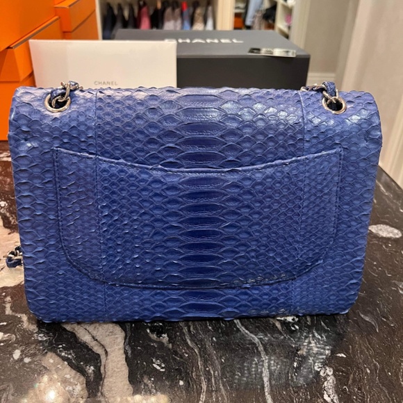 Chanel Jumbo classic Python - Picture 2 of 6